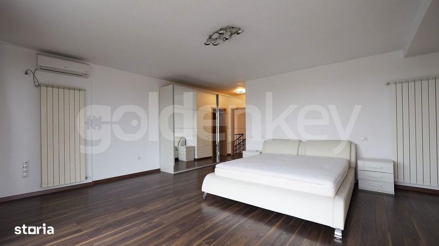 Apartament cu 5 camere, mobilat în Băneasa