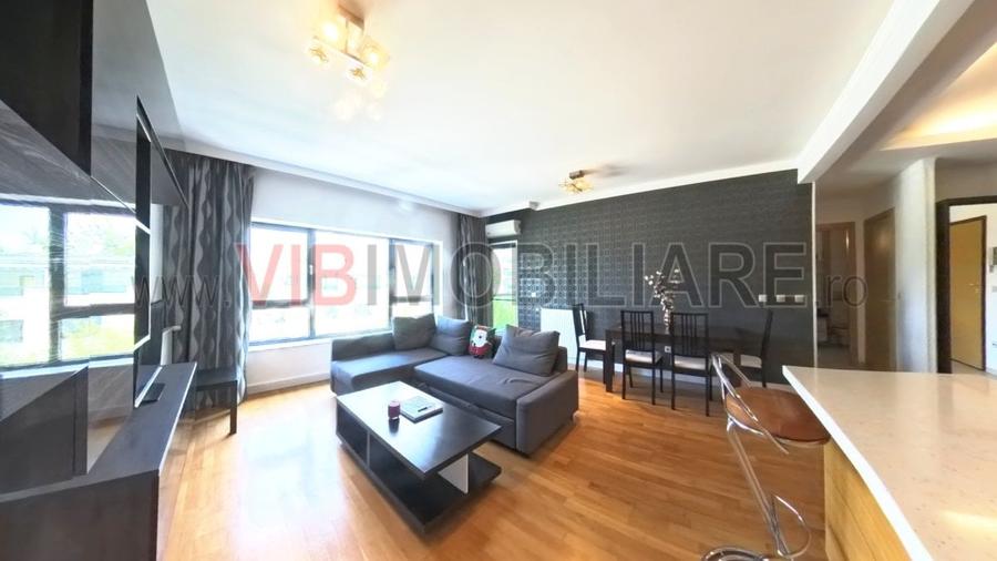 Apartament cu 2 camere semidecomandat, mobilat în Tei