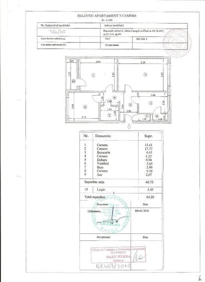 Apartament cu 3 camere decomandat, mobilat în Drumul Taberei