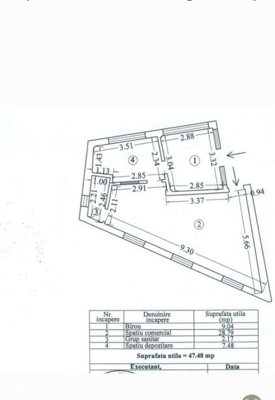 Tomis 3, spatiu 50 mp cu 2 intrari - 1
