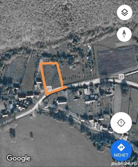 Teren de 2000 mp, în Lisnău