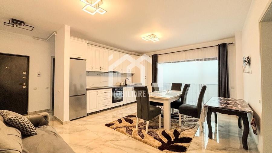 Apartament cu 3 camere semidecomandat, mobilat în Apahida