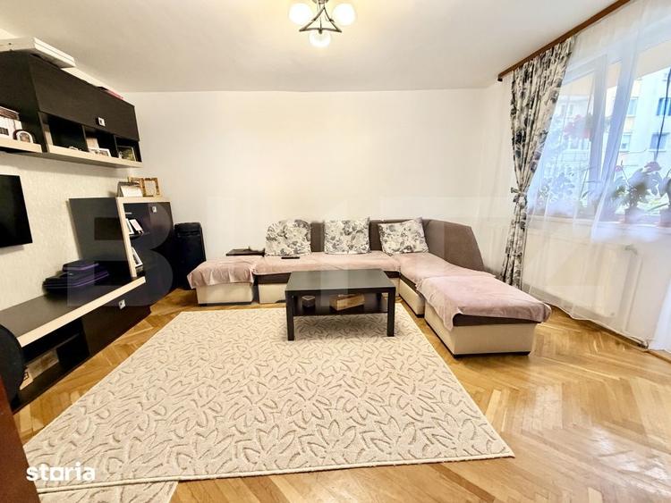 Apartament 2 camere, 55 mp, balcon, etaj 1, boxa, zona Cetate - 1