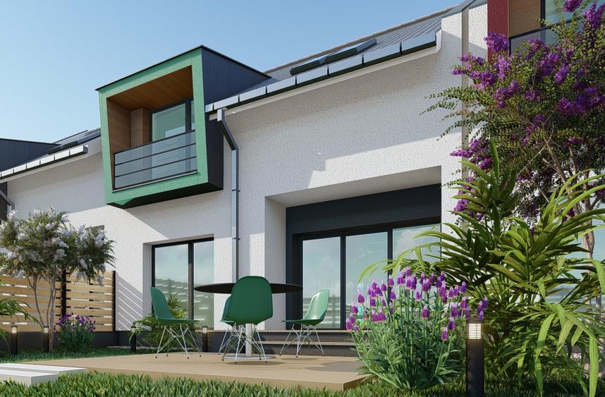 Duplex cu 5 camere cu Teren 335 Mp în Dumbrăvița