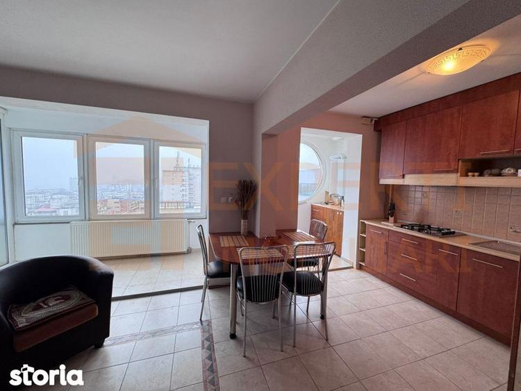 Apartament cu 3 camere decomandat, mobilat în Central