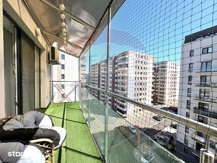 Apartament cu 3 camere decomandat, mobilat în Tractorul