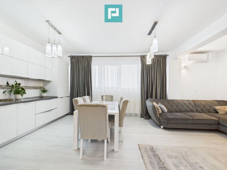 Apartament cu 3 camere semidecomandat, mobilat în UTA