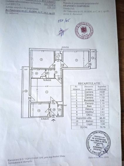 Apartament cu 3 camere decomandat, mobilat în Timișoara