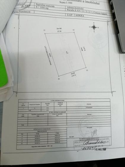 Teren Construcții intravilan de 1000 mp, în Agigea