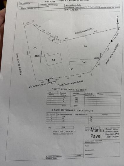 Casă cu 4 camere în Corni-Albești
