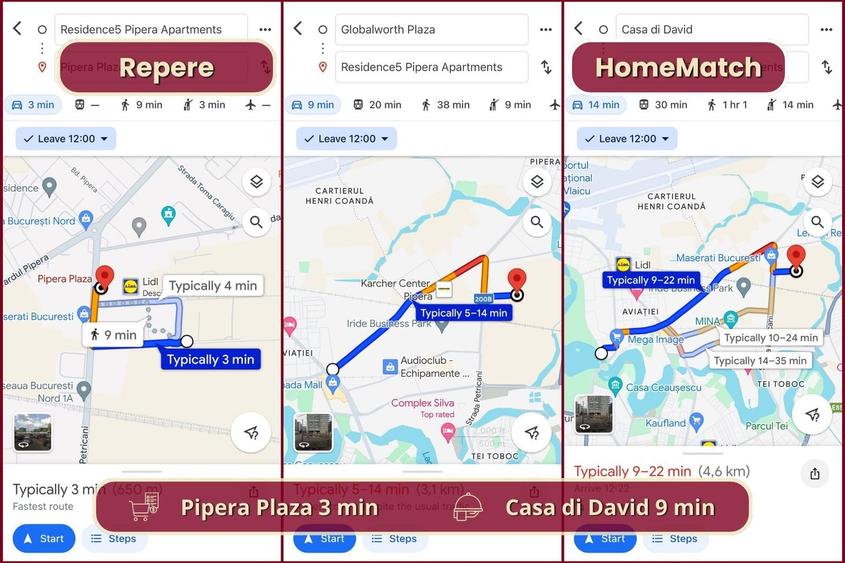 Garsonieră decomandată, mobilată în Pipera