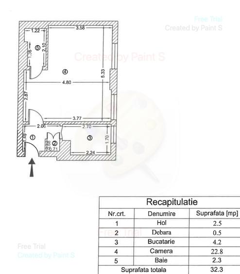 Garsonieră în Ultracentral