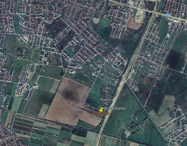 Teren Construcții intravilan de 795 mp, în Rudicica