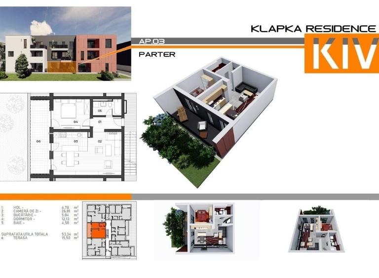 Apartament cu 2 camere decomandat în Braytim