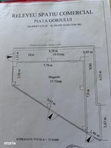 Spațiu comercial, de 37 mp, în Militari