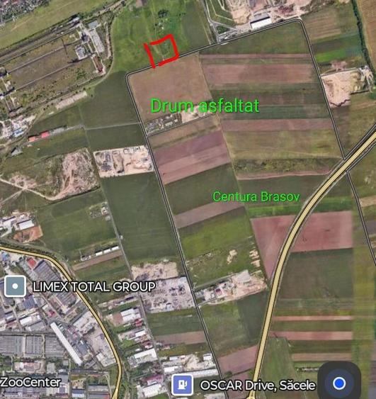 Teren de 6200 mp, în Central