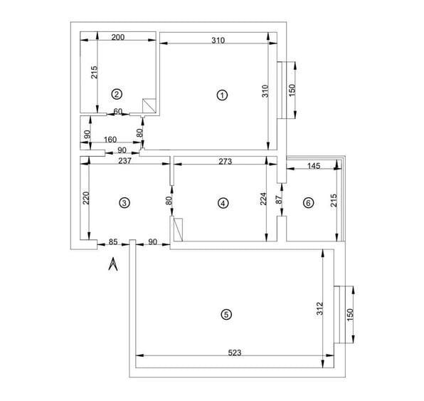 Apartament cu 2 camere decomandat în Central