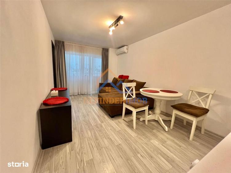 Apartament cu 2 camere semidecomandat, mobilat în Tineretului