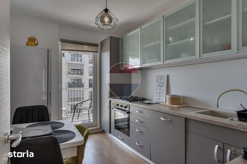 Apartament cu 2 camere, mobilat în Mogoșoaia