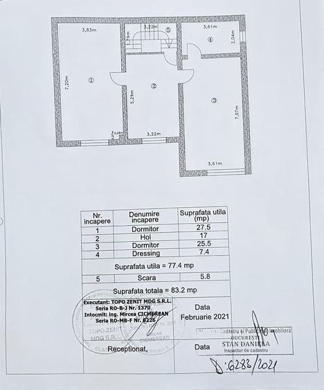 Casă cu 6 camere cu Teren 235 Mp în Rahova