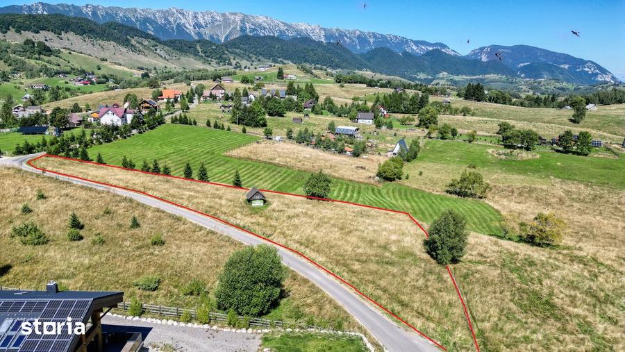 Teren de 3400 mp, în Fundata