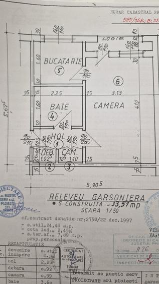Garsonieră semidecomandată în Central