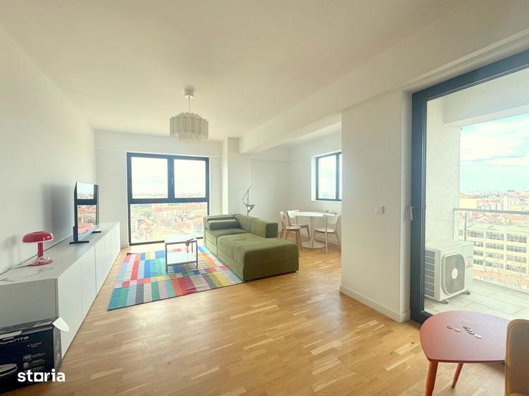 Apartament cu 2 camere, mobilat în Soarelui