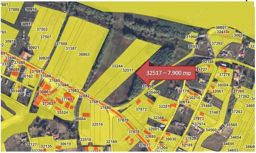 Teren de 7900 mp, în Nufăru