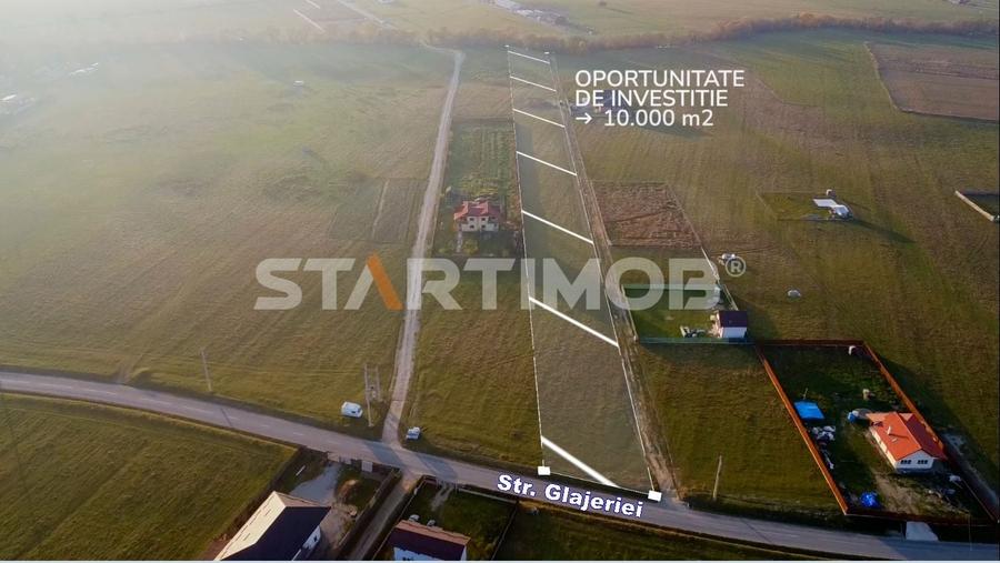 Teren Construcții intravilan de 1100 mp, în Glăjărie