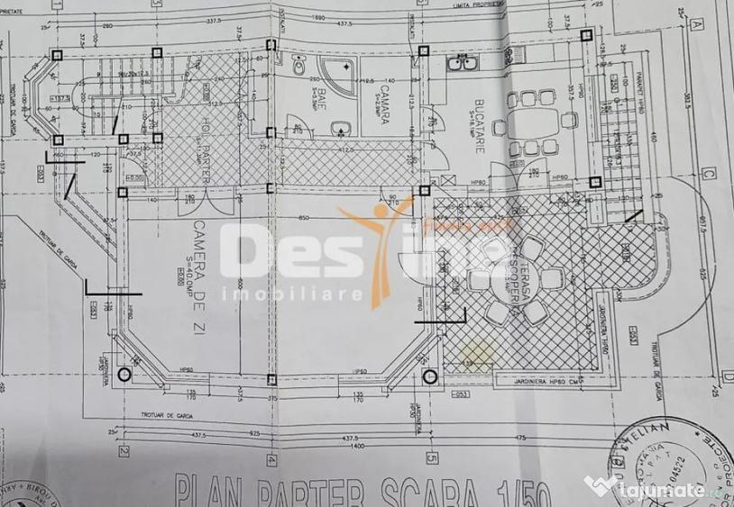 Casă cu 5 camere cu Teren 1508 Mp în Țânțăreni