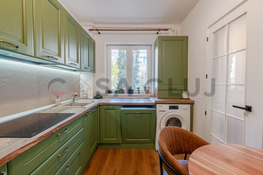 Apartament cu 4 camere decomandat, mobilat în Mănăștur