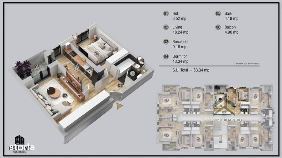 Apartament 2 camere - bloc finalizat Militari Residence - 2