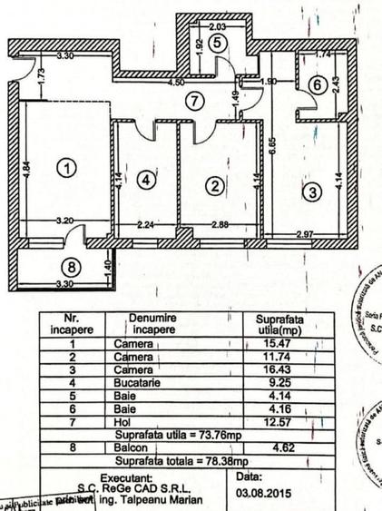 Apartament de vanzare - 3 camere in Palladium Residence - 8