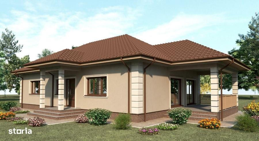 Casă cu 4 camere cu Teren 500 Mp în Sânpetru