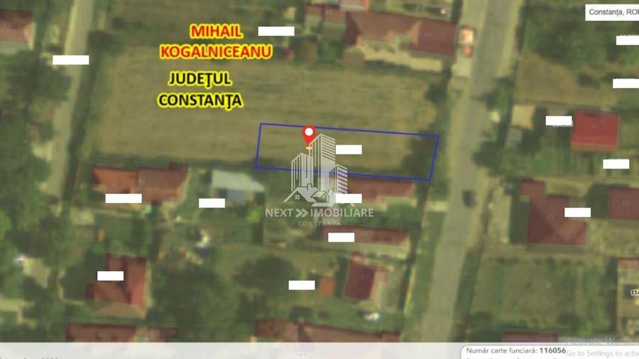 Teren de 509 mp, în Mihail Kogălniceanu