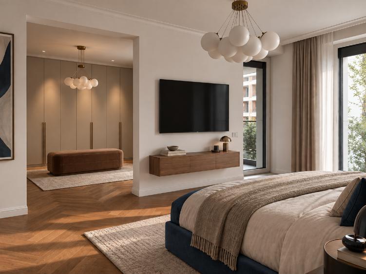 Duplex cu 5 camere cu Garaj în Central