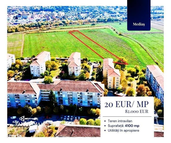 Teren intravilan de 4.100 mp in Gura Campului, Medias