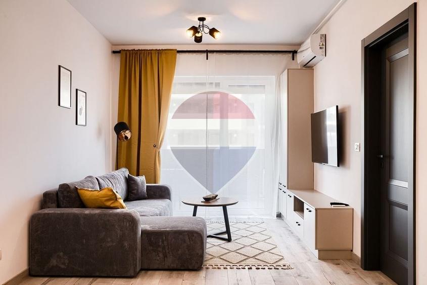Apartament cu 2 camere semidecomandat, mobilat în UTA
