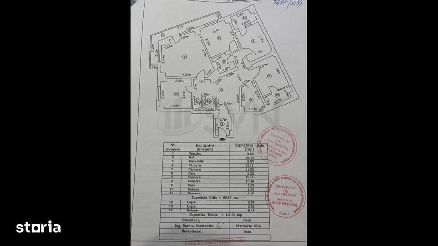 Apartament cu 4 camere în Centrul Istoric