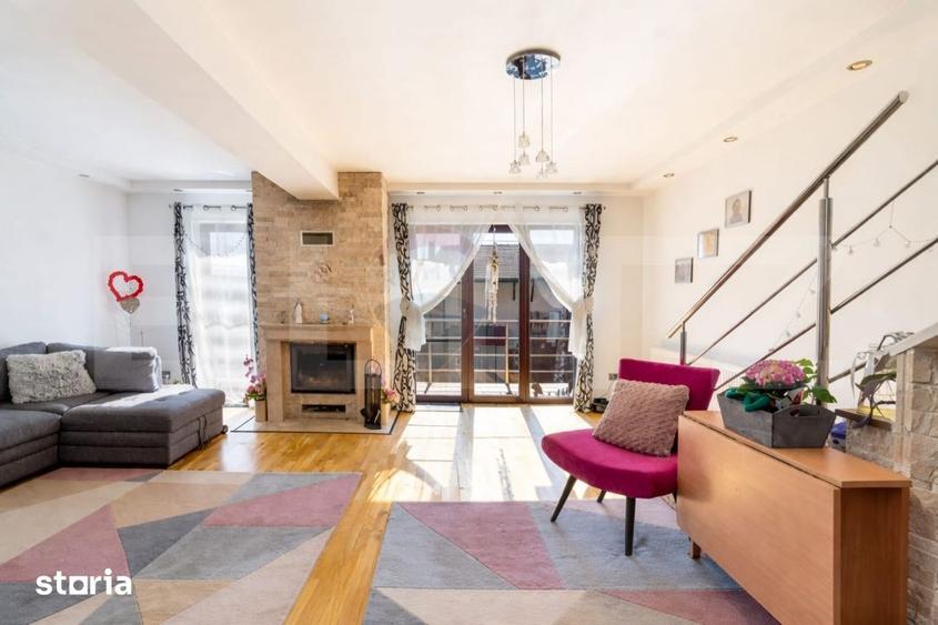 Apartament cu 3 camere, mobilat în Baciu