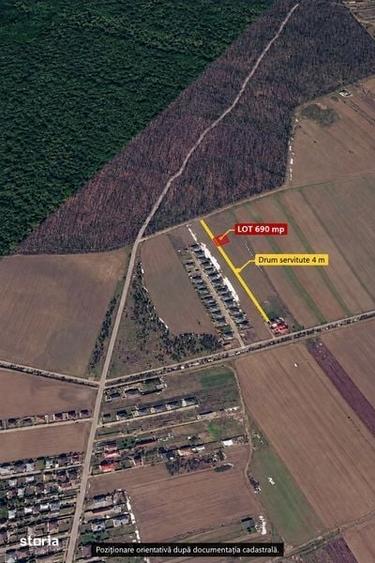 Teren de 700 mp, în Săbăreni