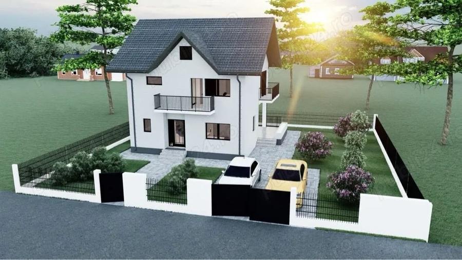 Casă cu 4 camere cu Teren 400 Mp în Central
