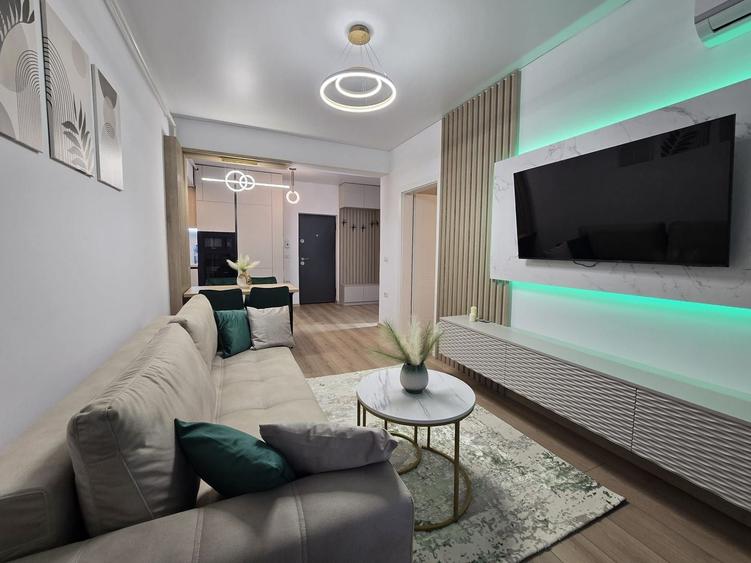 Apartament cu 2 camere semidecomandat, mobilat în Țiglina 2