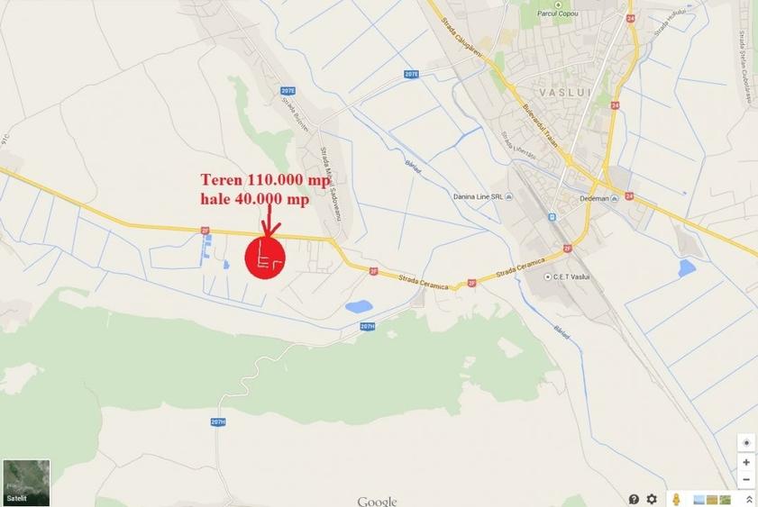 Spațiu industrial, de 40,000 mp, în Exterior Nord