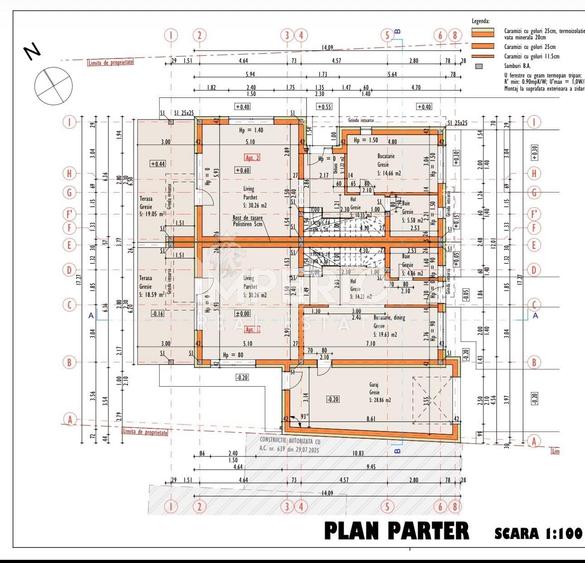 Duplex cu 4 camere cu Canalizare în Borhanci