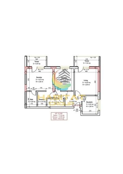 Apartament 3 camere - 8 min de metrou Nicolae Teclu - 5