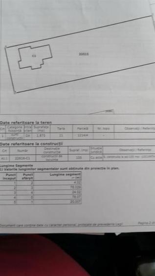 Teren Construcții intravilan de 1875 mp, în Poiana Țapului
