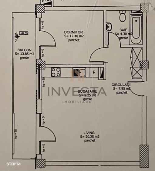 Apartament cu 2 camere, bloc nou, zona Pietei 14 Iulie! - 12