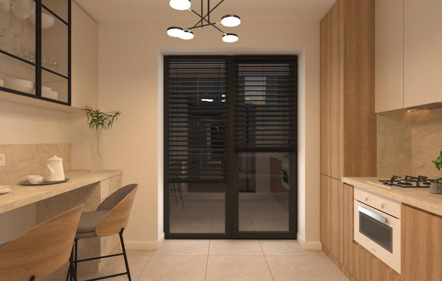 Apartament cu 2 camere semidecomandat, mobilat în Theodor Pallady