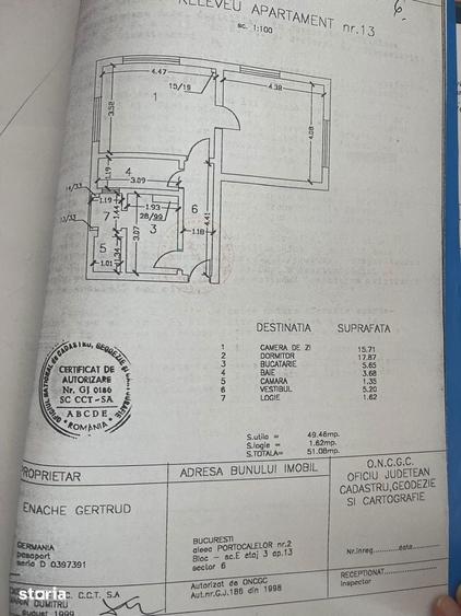 Apartament cu 2 camere, mobilat în Bucureștii Noi